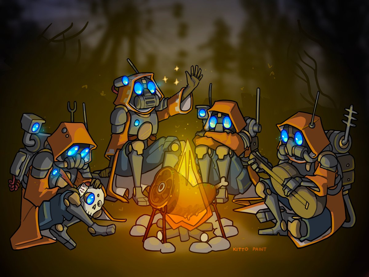 kitto_paint's tweet photo. skitarii rangers grilling https://t.co/bwuo4vYPLa
