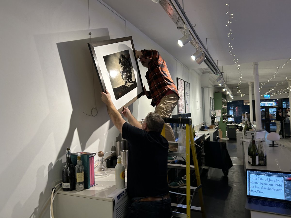 germanocean's tweet image. Getting ready ⁦@ropesandtwines⁩ for the ⁦@SixBySix3⁩ Social on Thursday 23rd October.

Book launch, exhibition opening and talk by ⁦@craig_easton⁩.

An Extremely Un-Get-Atable Place, #GeorgeOrwell on Jura.

Doors 7pm, talk 7.30pm

Tickets eventbrite.co.uk/e/an-extremely…