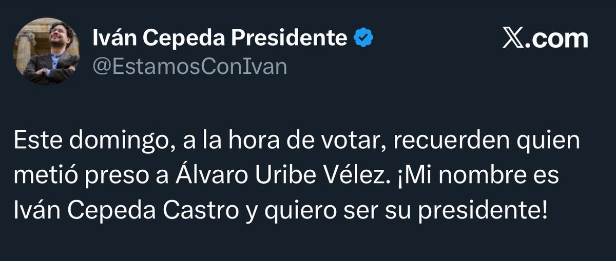 Entonces Cepeda se quedó sin su programa bandera para embaucar incautos.