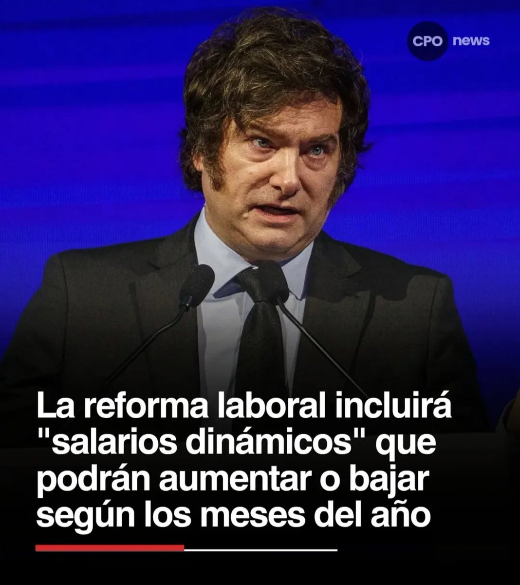 Dale, andá tranquilo a votar a Milei así te pueden bajar el sueldo cuando se les cante el orto.