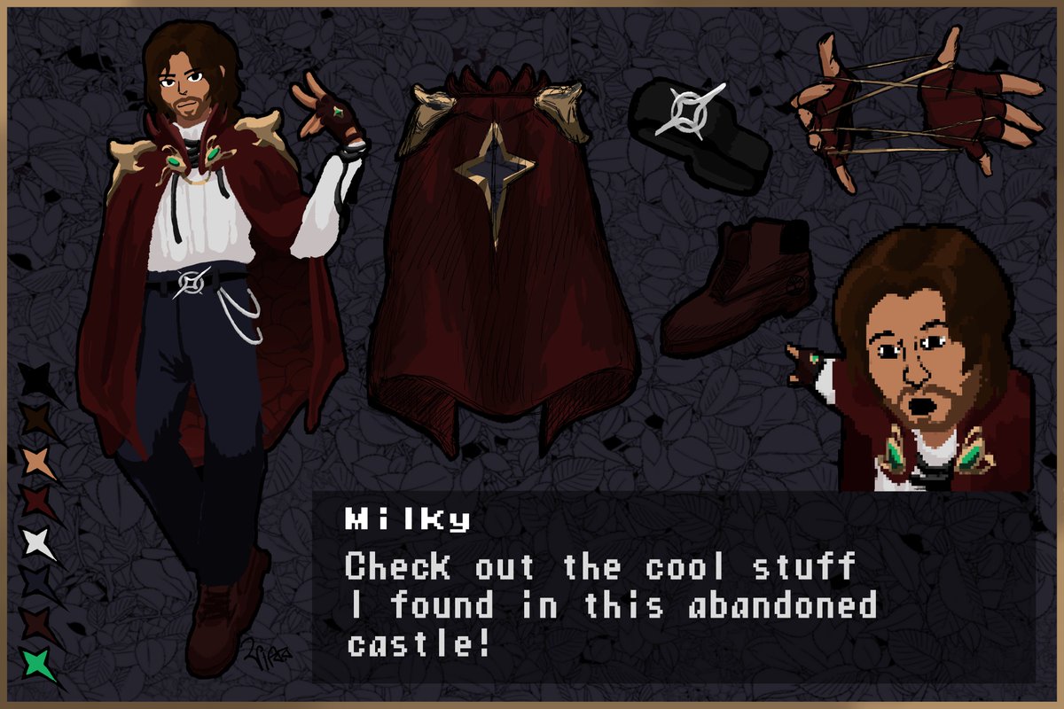 MirukuVevo's tweet image. Oh look, a reference sheet!
Lore soon
Art tag soon
More outfits soon