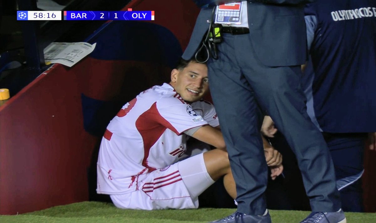 This is a f@cking disgrace! UEFALONA 🤮
#Barcelona #OlympiacosFC