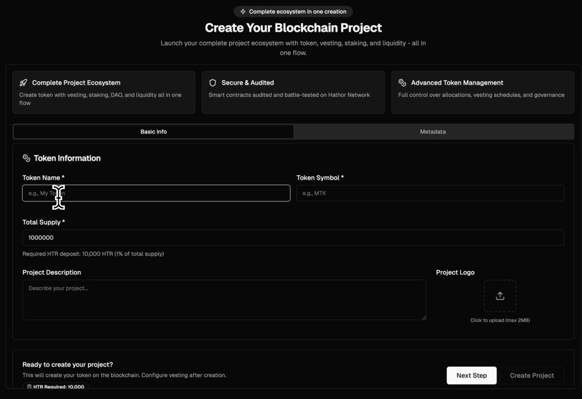 DozerProtocol's tweet image. Build, launch, and trade, all in one flow.
Tokens, staking, DAO, liquidity, powered by @HathorNetwork👷♂️
