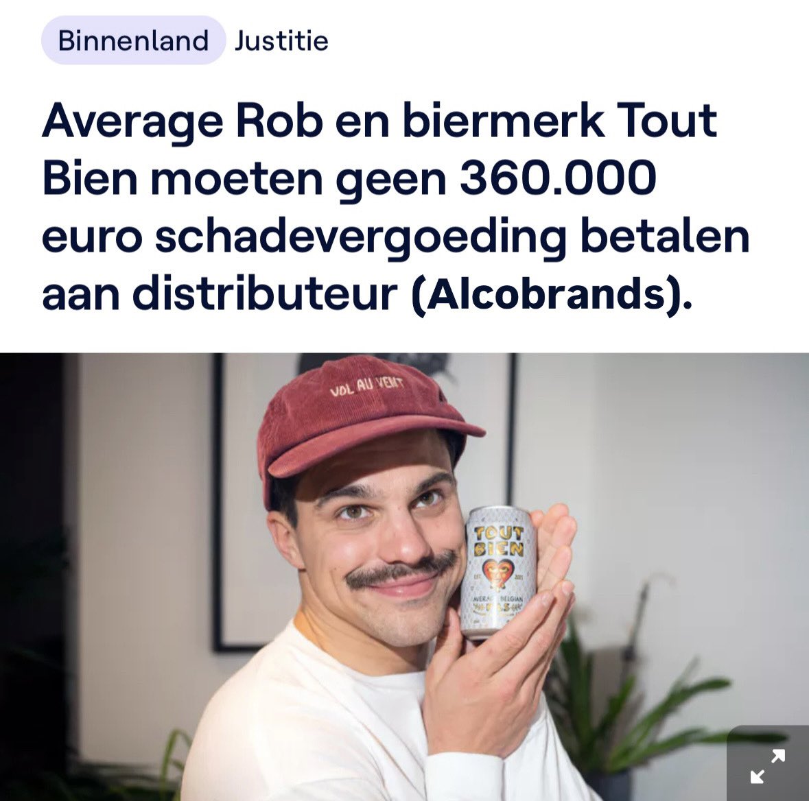 AverageRob's tweet image. Laat u nooit doen. Nooit. Hoe groot de tegenpartij ook is. En nu vollenbak vooruit! Santé! 🫶🏼

vrtnws.be/p.xZpjdL1bD