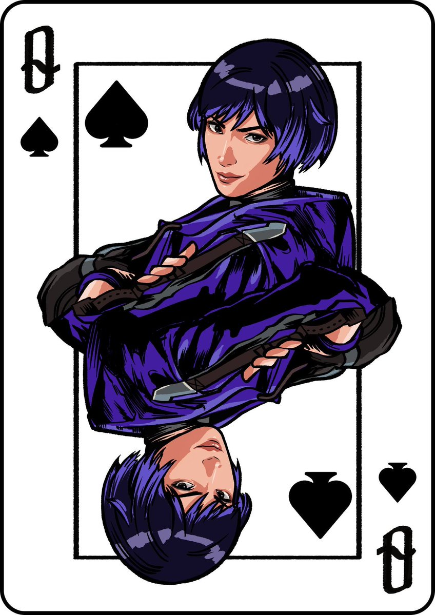 Late post! I have finished this weeks ago. 

Reina, Queen of Spades. 

Thank you <a href="/ayaseina/">ayaseina</a> for trusting me to do this art for you! 

#TEKKEN8 
#TEKKENArt #Reina 
<a href="/Harada_TEKKEN/">Katsuhiro Harada</a>