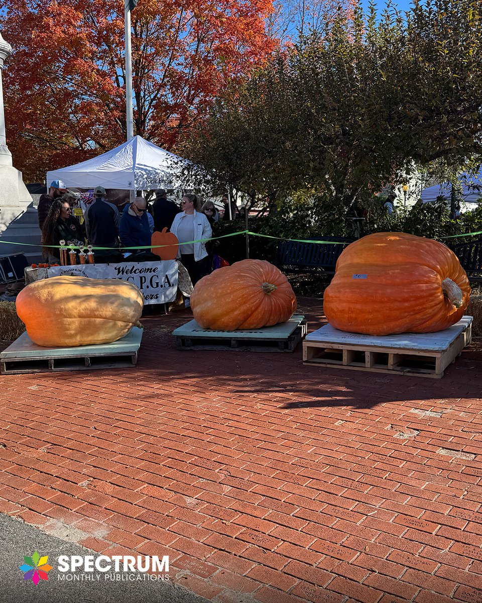 spectrummonthly's tweet image. 🎃🏁 Spectrum Monthly had a gourd-geous time at the Goffstown Main Street Program’s Pumpkin Regatta! Proud Sustainer Sponsor of this community tradition celebrating creativity, competition &amp;amp; pumpkin-powered fun!
#GoffstownPumpkinRegatta #SpectrumMonthly #WeAreLocal