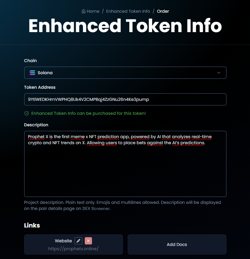 ProphetX_AI's tweet photo. A lot of you ask me to pay the DEX.
Tbh I’m focused on the product.
If it’s bound, I’ll pay.
Then back to building on Solana mainnet 👁️ https://t.co/R6qIg2DgXD