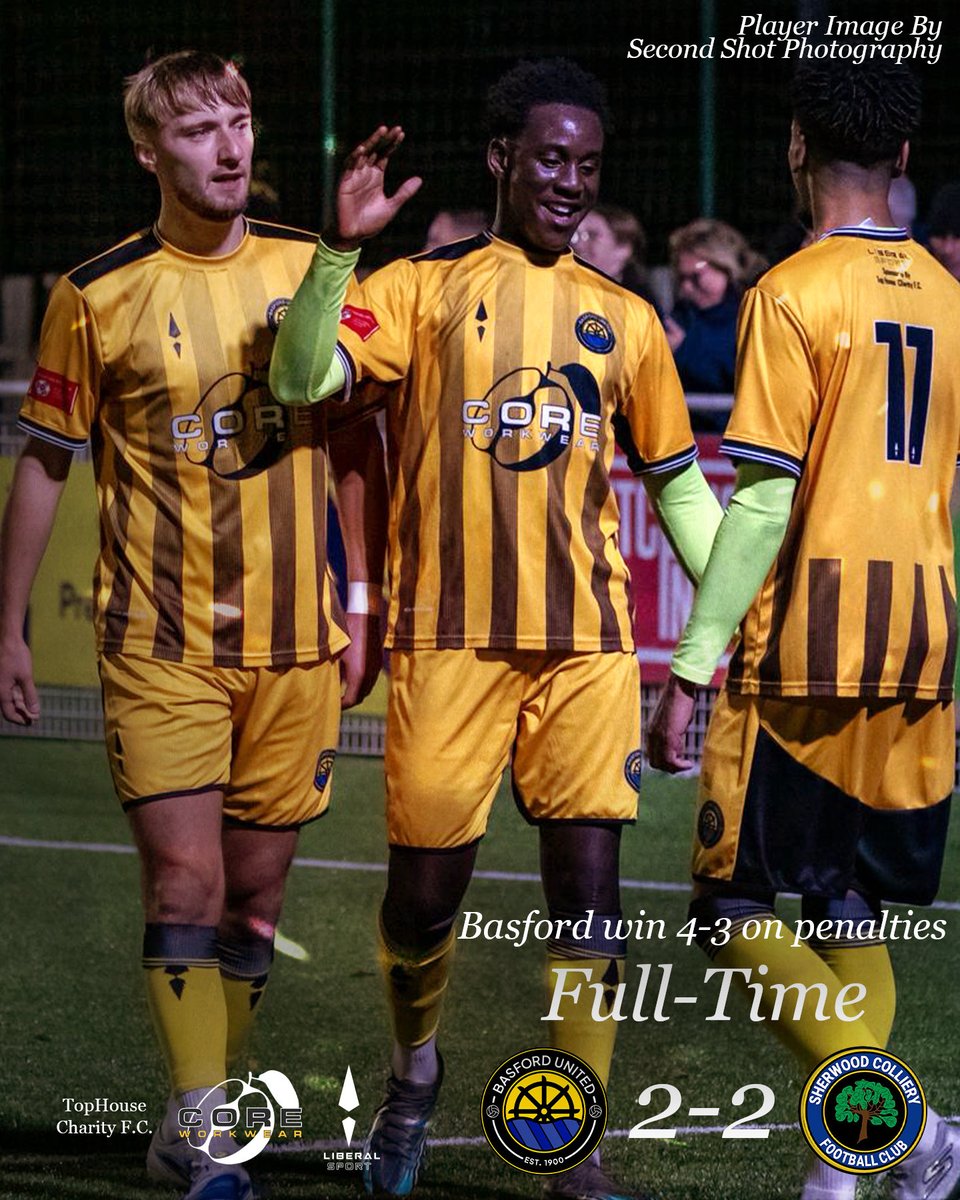 [FT] JOYCE SCORES!

We progress into the next round of the <a href="/NottsFA/">Nottinghamshire FA ⚽️</a> Saturday Senior Challenge Cup.

🟡 - ❌✅✅✅✅
🔴 - ✅❌✅✅❌

#𝐂𝐎𝐘𝐀 || #𝐔𝐓𝐀