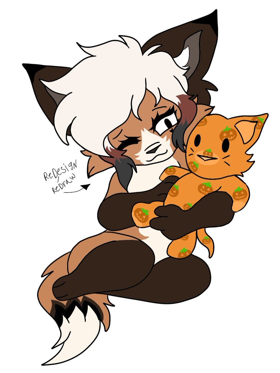 TicciRileySenp1's tweet photo. 🦊.†•|𝕿𝔥𝔢 𝕱𝔬𝔵'𝔰 𝕻𝔩𝔲𝔰𝔥𝔦𝔢|•†.🐾

//I Redraw My Fox Sona So She Is Has More Fox-Like Color On Her Body and I Also Drew Her Favorite Plushie Which It's a Build a Bear Pumpkin Kitty <3//

#redesignoc #mysona #bored #artdoodles #redrawoc https://t.co/hkvAsTY8rn