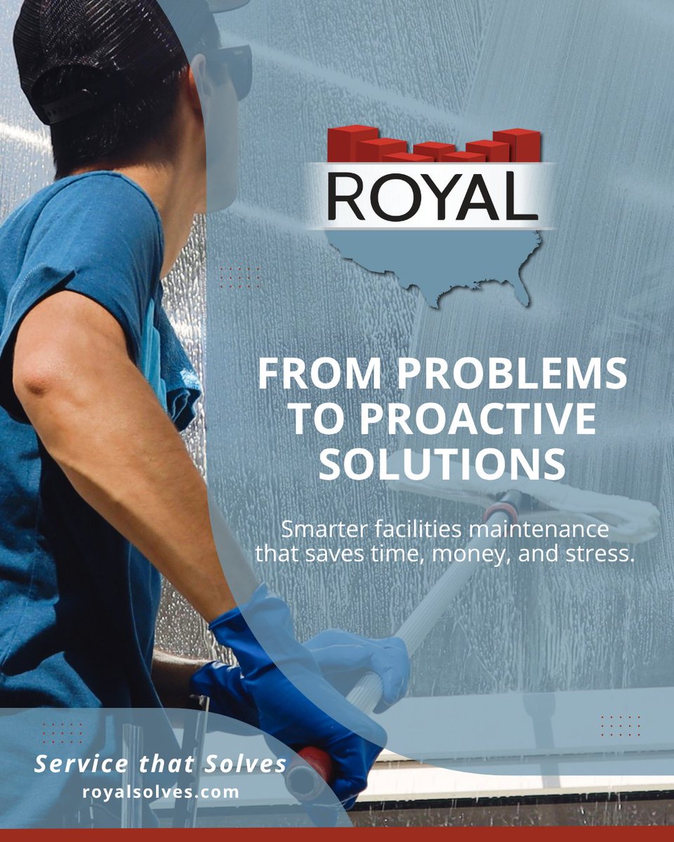 RoyalSolves's tweet image. From Problems to Proactive Solutions. We don’t just respond to issues — we anticipate them. ROYAL helps identify risks early, saving time, money, and headaches before they happen. That’s facilities maintenance done smarter.