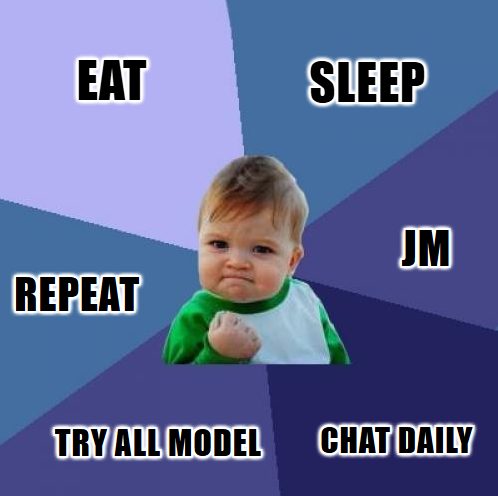 When you’re deep in your streak, testing every model, and chasing that leaderboard like it’s your destiny 😎
Only on @askjune_ai where consistency = power.
#juneaimeme