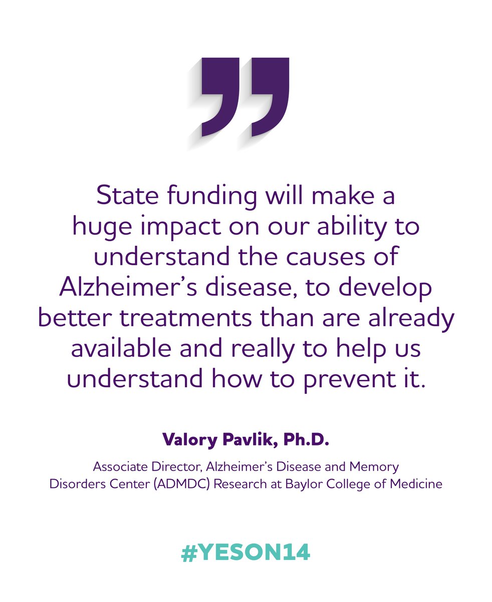 ALZDallasNETX's tweet image. The Lone Star State can lead the fight to #ENDALZ by creating the largest state-funded dementia research program in the country. alz.org/yeson14