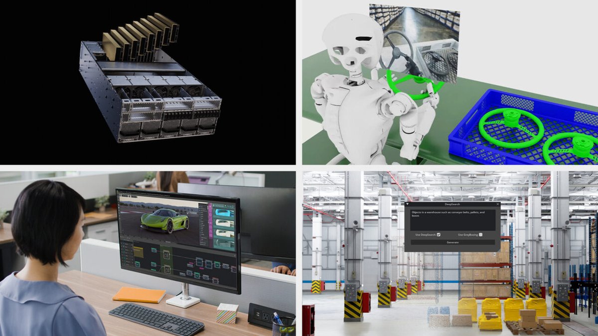 nvidia's tweet image. Accelerate every workload. 💫
NVIDIA and @GoogleCloud are transforming enterprise AI with new G4 VMs powered by RTX PRO 6000 Blackwell GPUs. From digital twins to robotics simulation, this collaboration accelerates innovation for manufacturing, automotive, and beyond.
Learn…