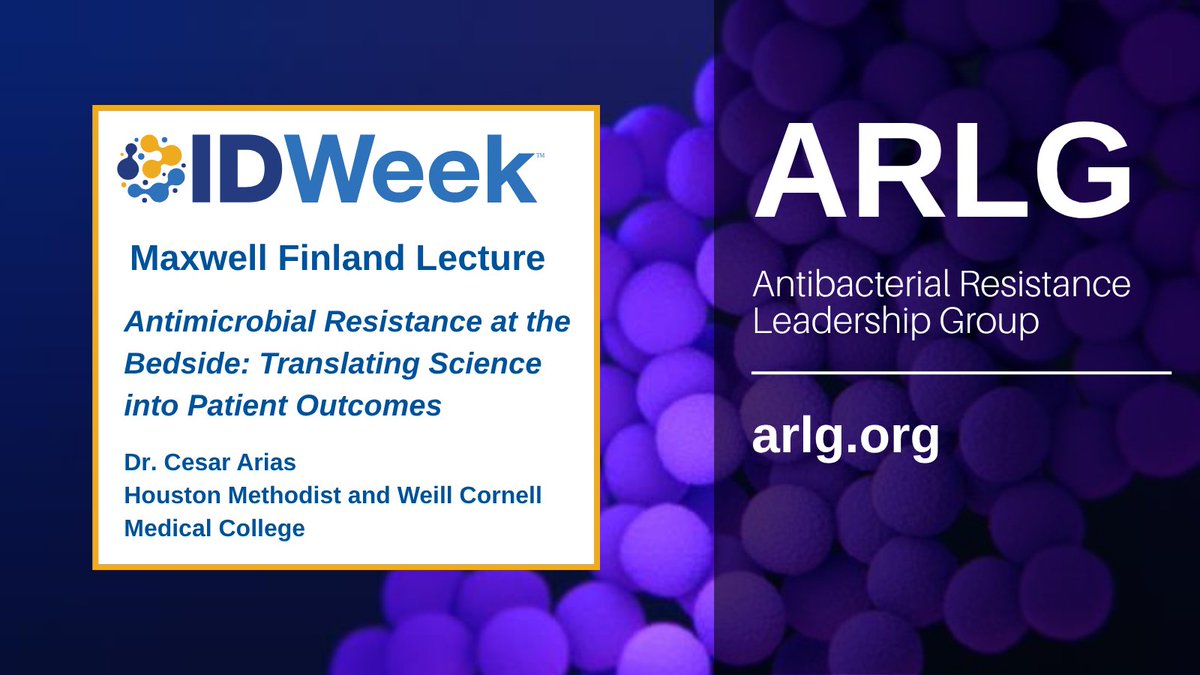 ARLGnetwork's tweet photo. ICYMI: #ARLGnetwork member Dr. Cesar Arias @SuperBugDoc was awarded the #IDWeek2025 Maxwell Finland Lecture! View a recording on https://t.co/6d4seH9BhW &amp; check out the full schedule of other ARLG leaders sharing their expertise in #AMR at https://t.co/R7sihSaYZs https://t.co/ooZuoC4ZHi