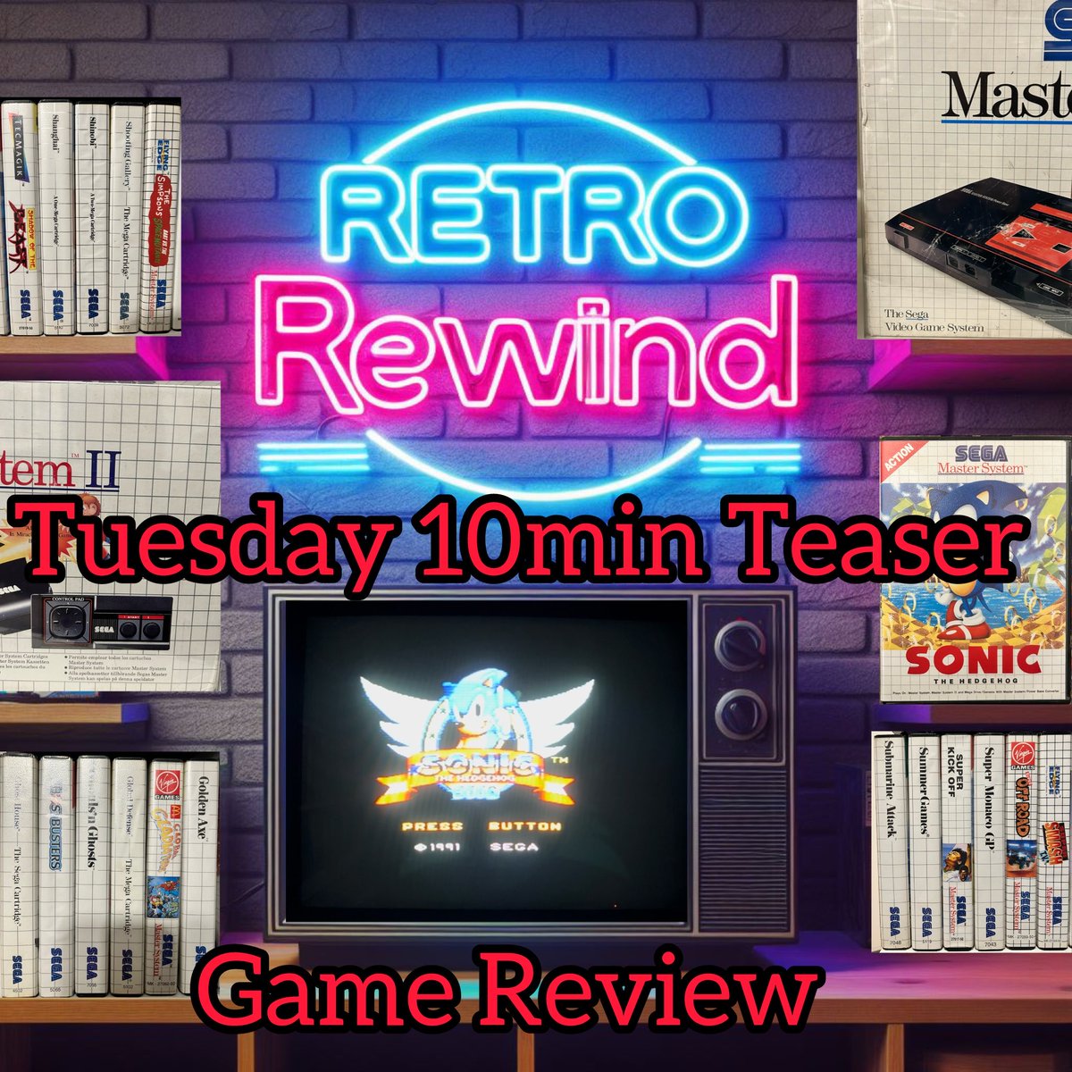 Tuesday/Thursday 10min Teaser Ep205 - Sonic  #mastersystem #gaming #retr... youtu.be/fjo4hdTVLpQ?si… via <a href="/YouTube/">YouTube</a>