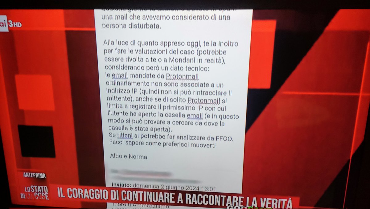 unoenessunoe's tweet image. Una democrazia sana non ha paura del giornalismo d'inchiesta. La malapolitica, la criminalità, si. Ma una democrazia vera ha bisogno di una informazione libera @reportrai3 @SigfridoRanucci #blob