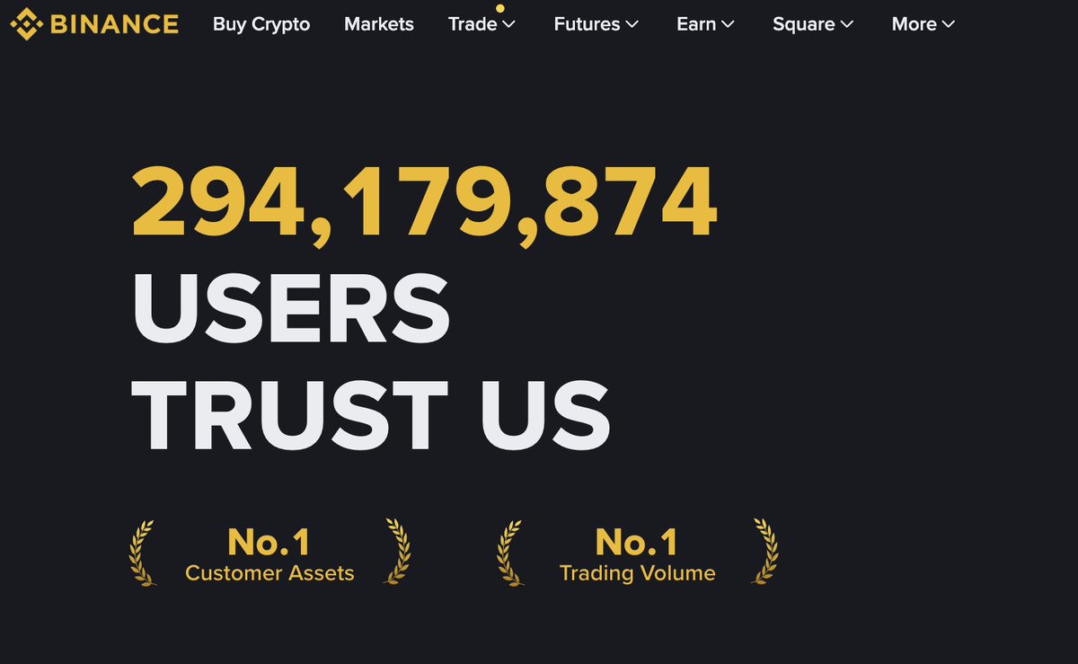 Soon <a href="/binance/">Binance</a> population is gonna be bigger than the US entire population 👀