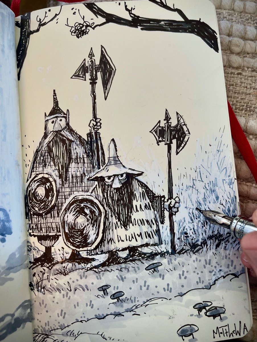 matthewart's tweet image. Your escort awaits. Good hunting. 

#mattewart #dwarf 
#thehobbit #thehobbitfanart