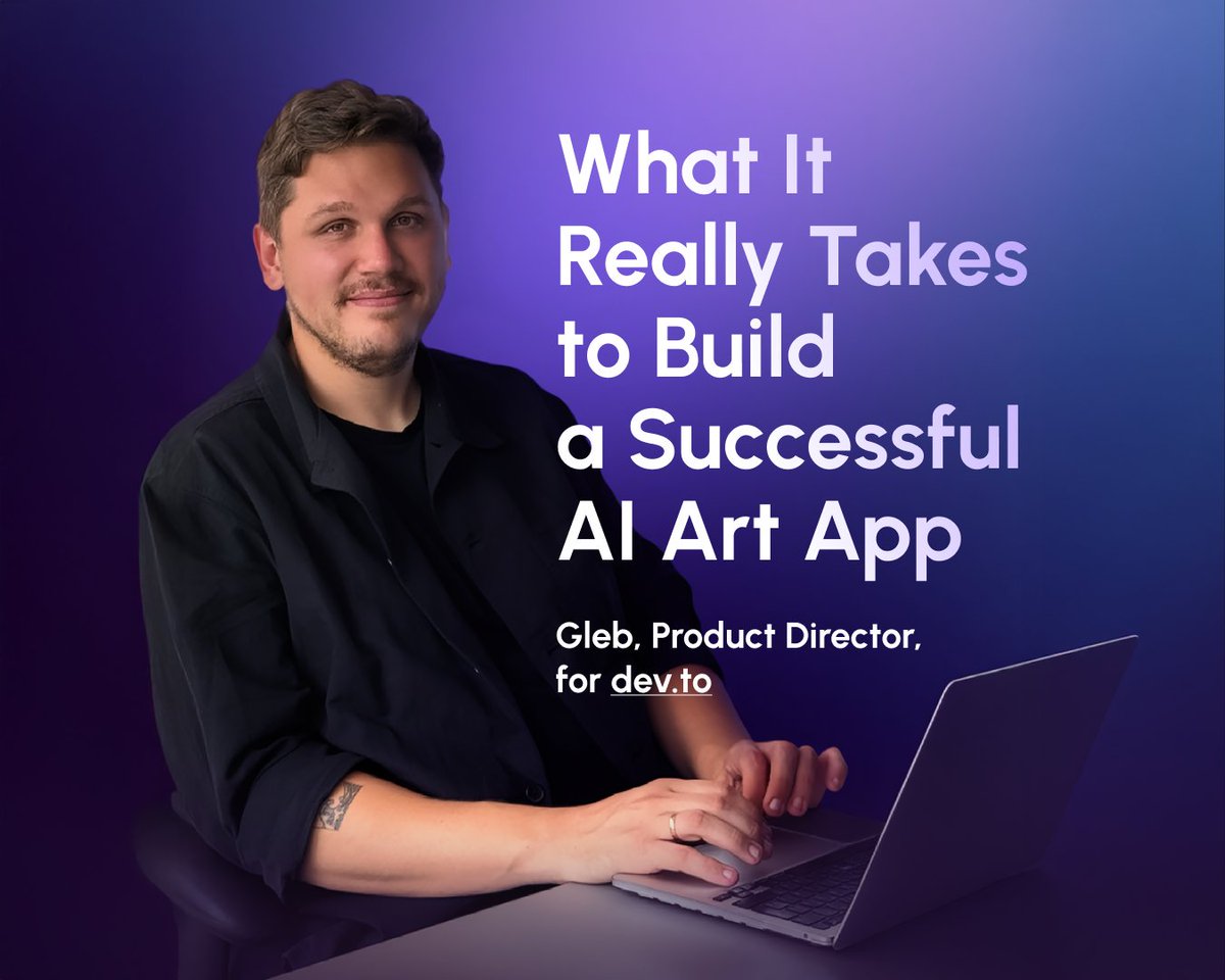 What does it really take to build and sustain a successful AI art app?

In his latest article on <a href="/ThePracticalDev/">DEV Community</a>, Gleb, Product Director at ARTA, walks through the essential steps to take a visual AI product from idea to launch and keep it running smoothly. Here are the key