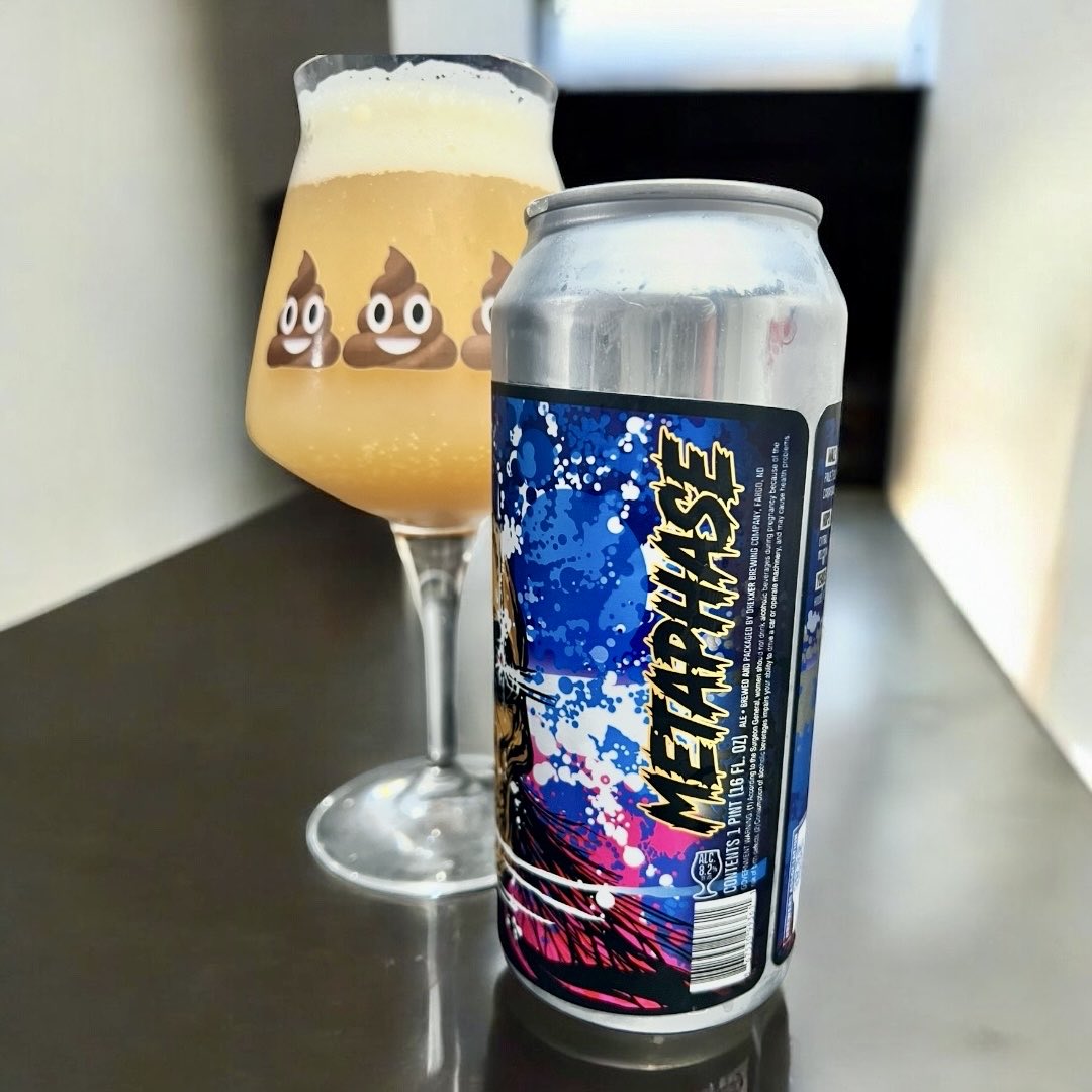 BeerAdviser's tweet photo. ⚡ Metaphase – @DrekkerBrewing
Tastes like a chemistry experiment that went right.
One sip, you get the picture.
Rating: 4.228
#DrekkerBrewing #Metaphase #HazyIPA #ImperialIPA #CraftBeer #TheBeerAdviser #OneSipYouGetThePicture #onesip #UntappdIsDeadToMe https://t.co/XJS2IVNzMk