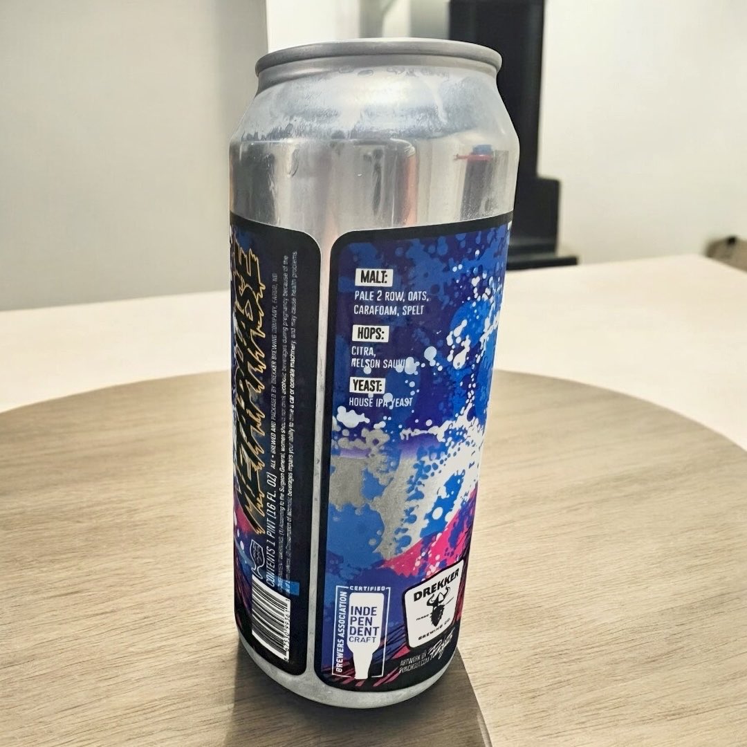 BeerAdviser's tweet photo. ⚡ Metaphase – @DrekkerBrewing
Tastes like a chemistry experiment that went right.
One sip, you get the picture.
Rating: 4.228
#DrekkerBrewing #Metaphase #HazyIPA #ImperialIPA #CraftBeer #TheBeerAdviser #OneSipYouGetThePicture #onesip #UntappdIsDeadToMe https://t.co/XJS2IVNzMk