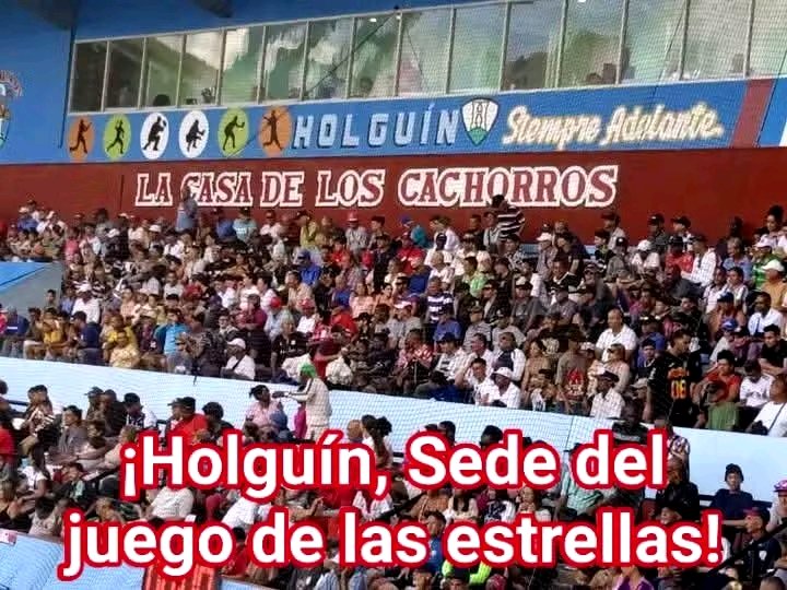 ¡Qué orgullo para nuestra tierra! #HolguínSí
El clamor se siente en cada esquina: ¡Y que pueblo más beisbolero tenemos!
Levantamos nuestra voz y nuestro apoyo inquebrantable para el equipo de los Cachorros.   ⚾️
#HonorHolguinero #Cuba 
<a href="/DiazCanelB/">Miguel Díaz-Canel Bermúdez</a> 
<a href="/QueipoRuiz/">Joel Queipo Ruíz</a> 
<a href="/ManolihaHolguin/">Manuel F Hernández Aguilera</a>