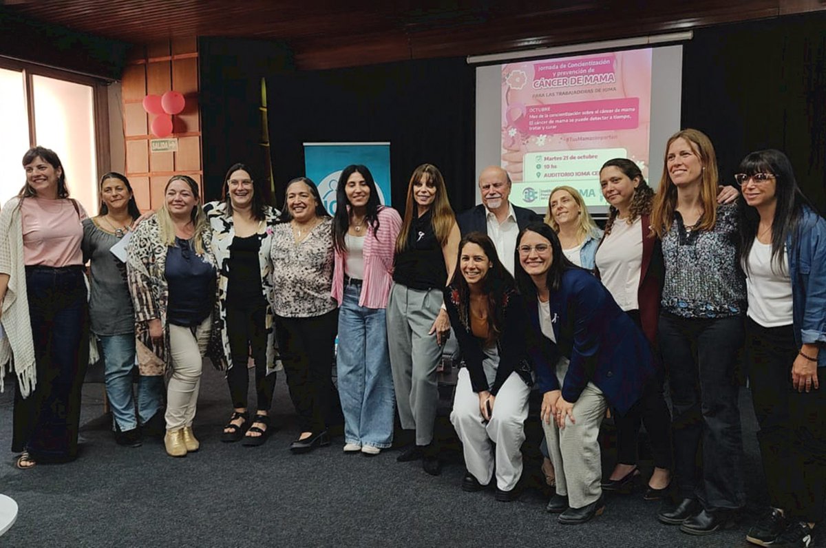 Jornada de Concientización y Prevención de Cáncer de Mama 💗

Trabajadoras de IOMA participaron del encuentro, donde dialogaron sobre prevención y detección temprana de la enfermedad. El taller se realizó de forma presencial y virtual para toda la PBA.

<a href="/IPC_SaludBAP/">IPC Instituto Provincial del Cáncer</a>