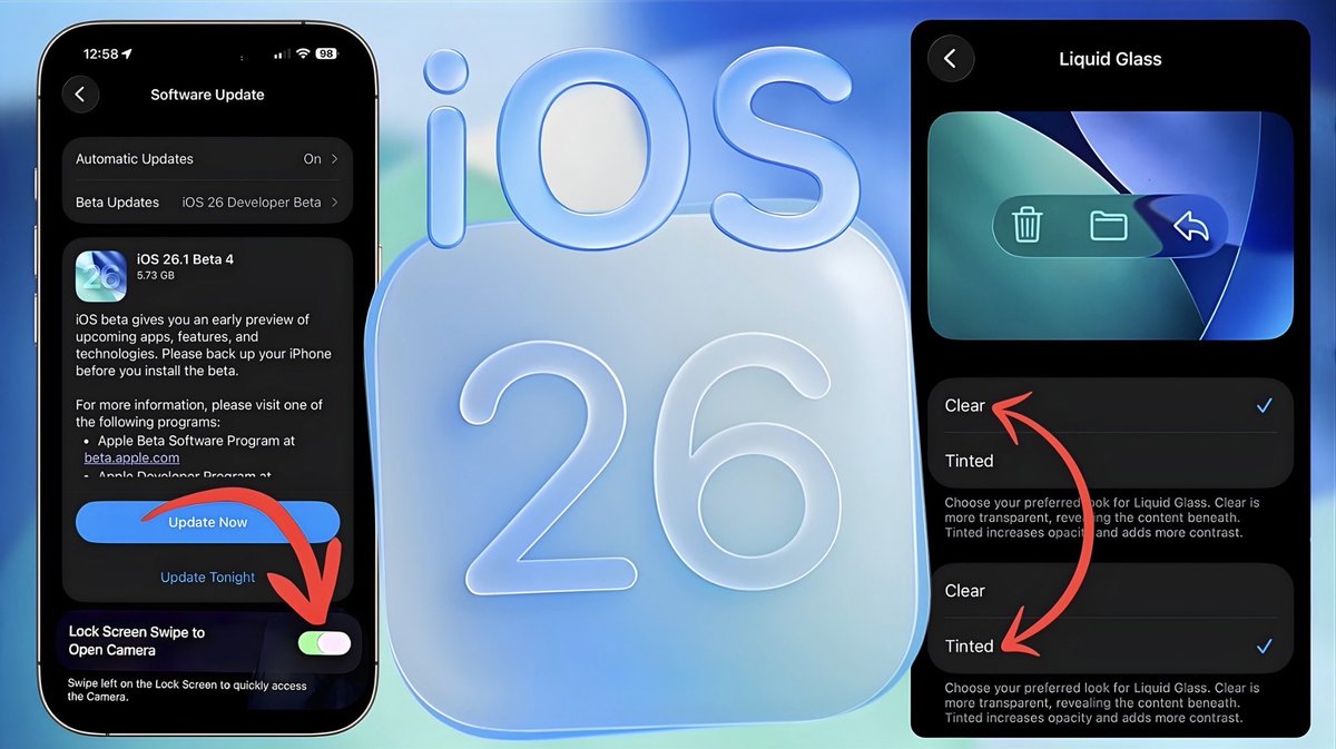 MrNobleTV's tweet image. Whoa 😱 Apple Finally Did It! - iOS 26.1 Beta 4 Brings Long-Awaited Feature + A Bonus Feature Surprise💧

Clear Or Tinted is The Debate on this Update That Changes Everything 👀

🎥 Watch Full Video 👉 youtu.be/SkwdMeDoEc8?si…

#iOS26 #iOS26Beta #iOS26_1Beta4 #Apple #MrNobleTV