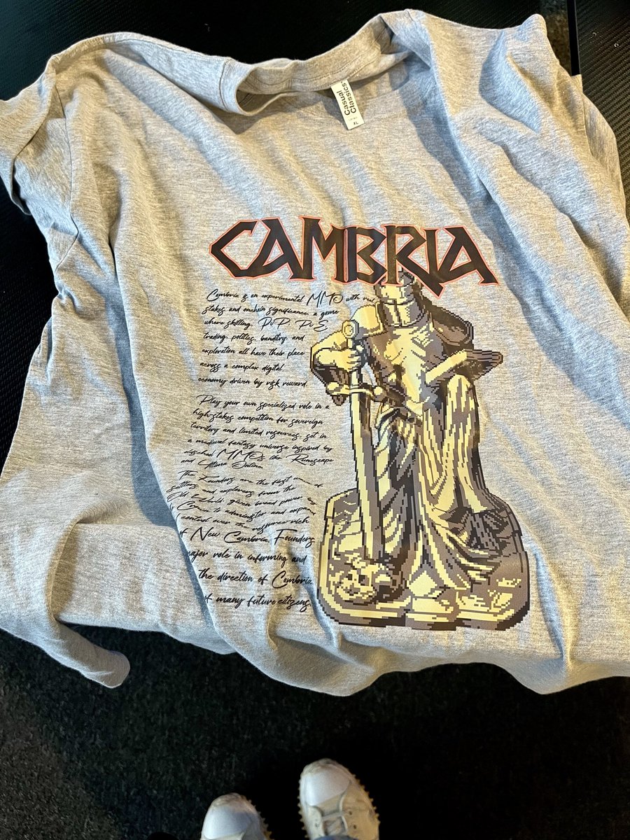 You’re collecting Cambria Island mint spots while I’m collecting a Cambria T-Shirt irl

We are not the same