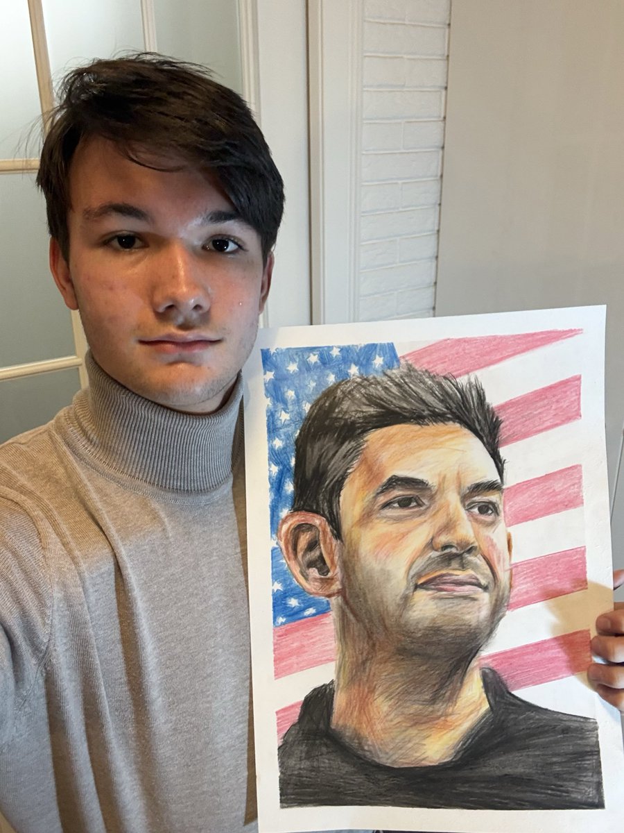 megagoose11's tweet image. My NASA administrator is a person, who puts his mission above personal gain, who supports making life multi-planetary over flags and footprints. 

Repost to show support for Isaacman. The portrait took me 4 hours