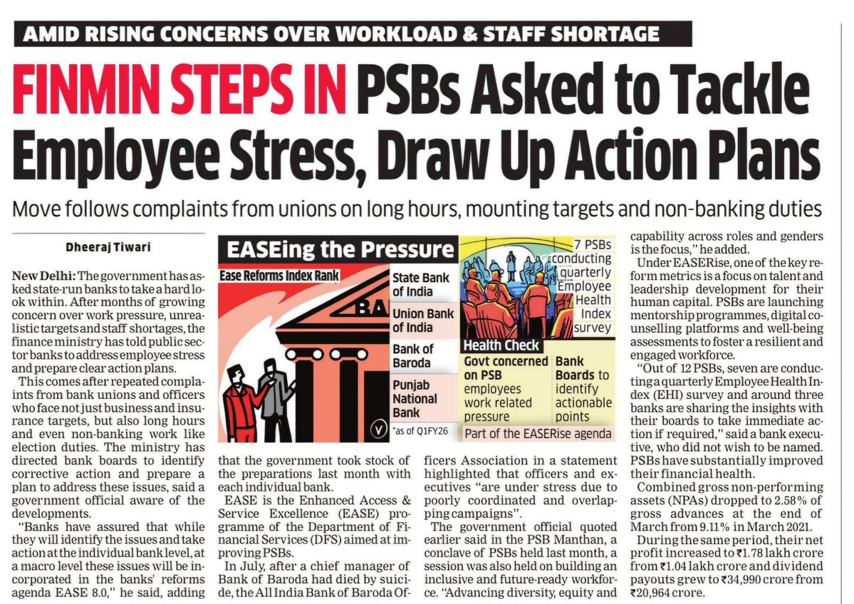 रामराज्य की कल्पना को साकार बताने वाले <a href="/BJP4India/">BJP</a> को जरा भी शर्म है, कई ऐसे मुस्लिम देश है जहां दिवाली को राष्ट्रीय पर्व घोषित कर छूटी दो गई, वही भारत में बैंकर्स को दिवाली के दिन भी काम करना पड़ता है। <a href="/DFS_India/">DFS</a> सबसे बड़ा विलेन है बैंकर्स का।