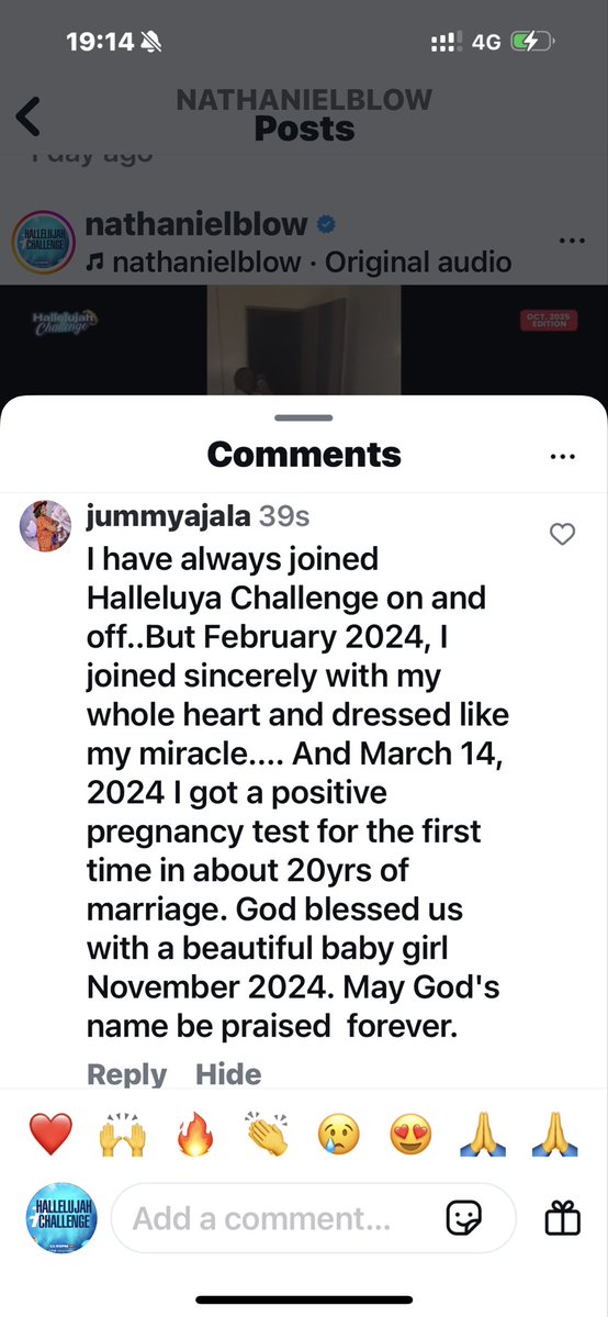 nathanielblow's tweet image. May your testimonies silence your enemies and your mockers in JESUS’ name !