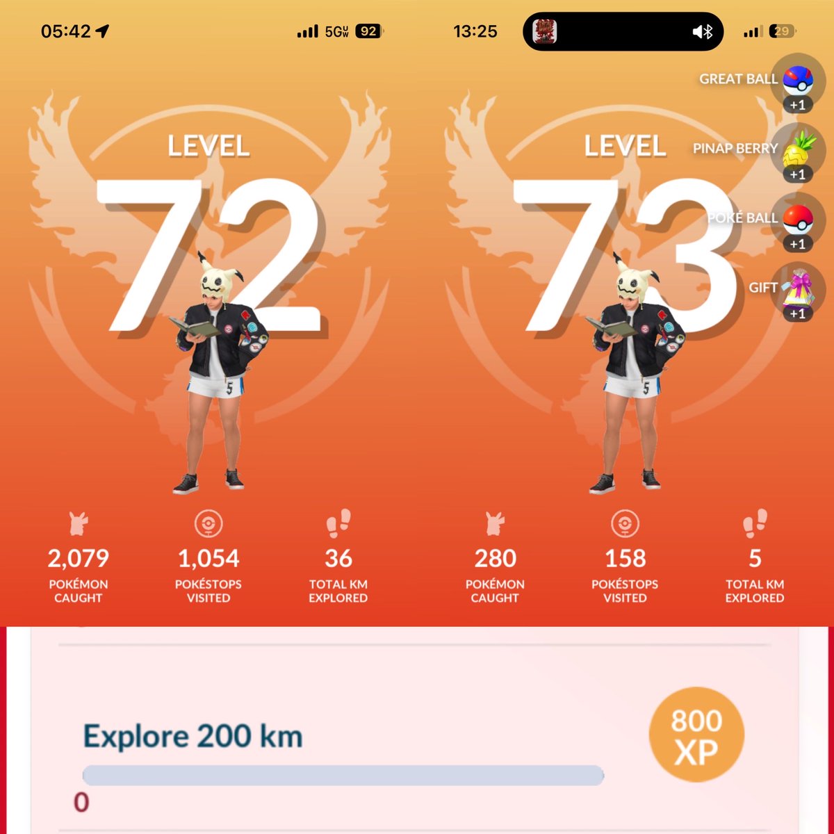 xeyroc13's tweet photo. Time to walk a lot 😅 #pogo #grindto80 #teamvalor https://t.co/JBna7SHL9s