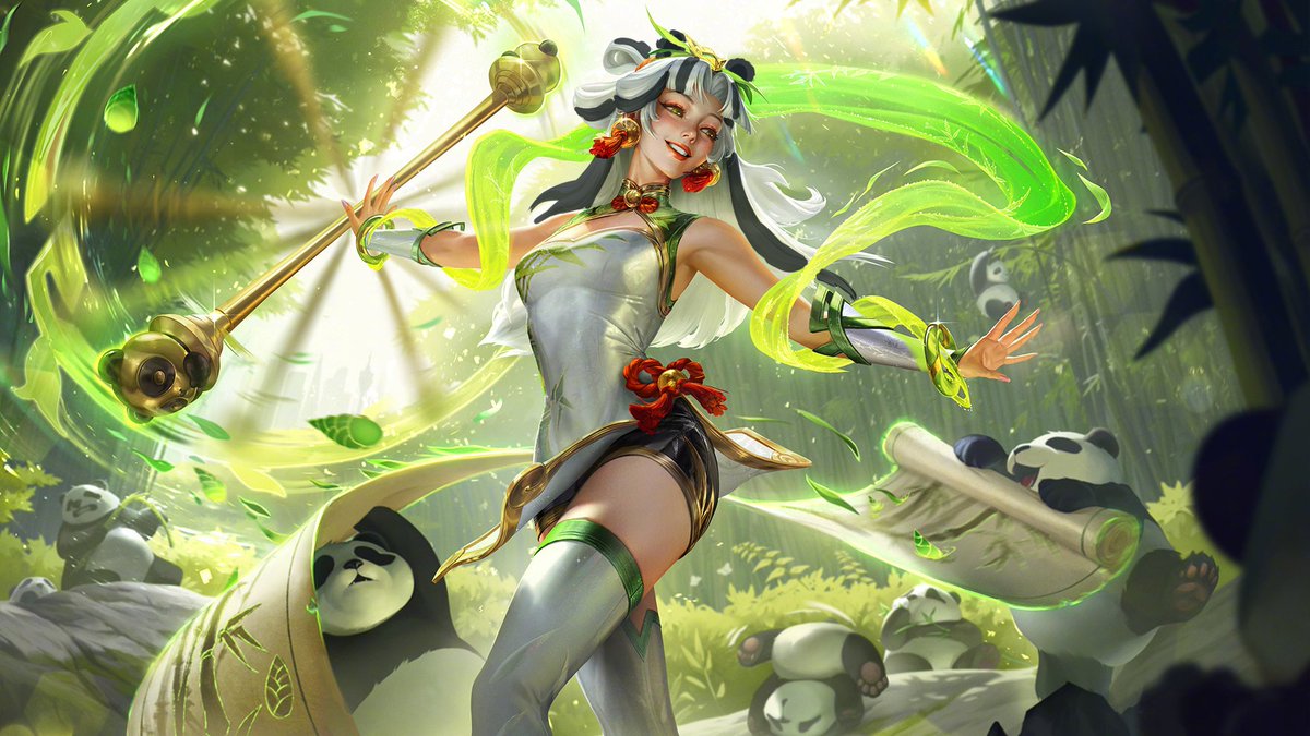 You had a chance to make her resemble a panda. It was LITERALLY RIGHT THERE. No, you chose to make her yet another generic skin. Sure, Riot, sure.