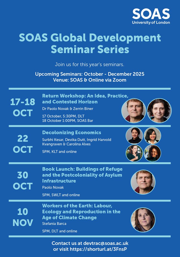 FeministOnMarx's tweet image. Tomorrow at SOAS presentation of Decolonising Economics with all the authors, @ingridharvold @SurbhiKesar @cacrisalves @devikadutt ! @devcomms @SOASDevelopment @SOASEconomics @SOASpolitics