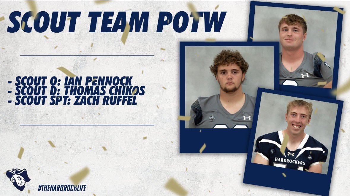 Congratulations to our week 7 Scout Team POTW! 

#TheHardrockLife