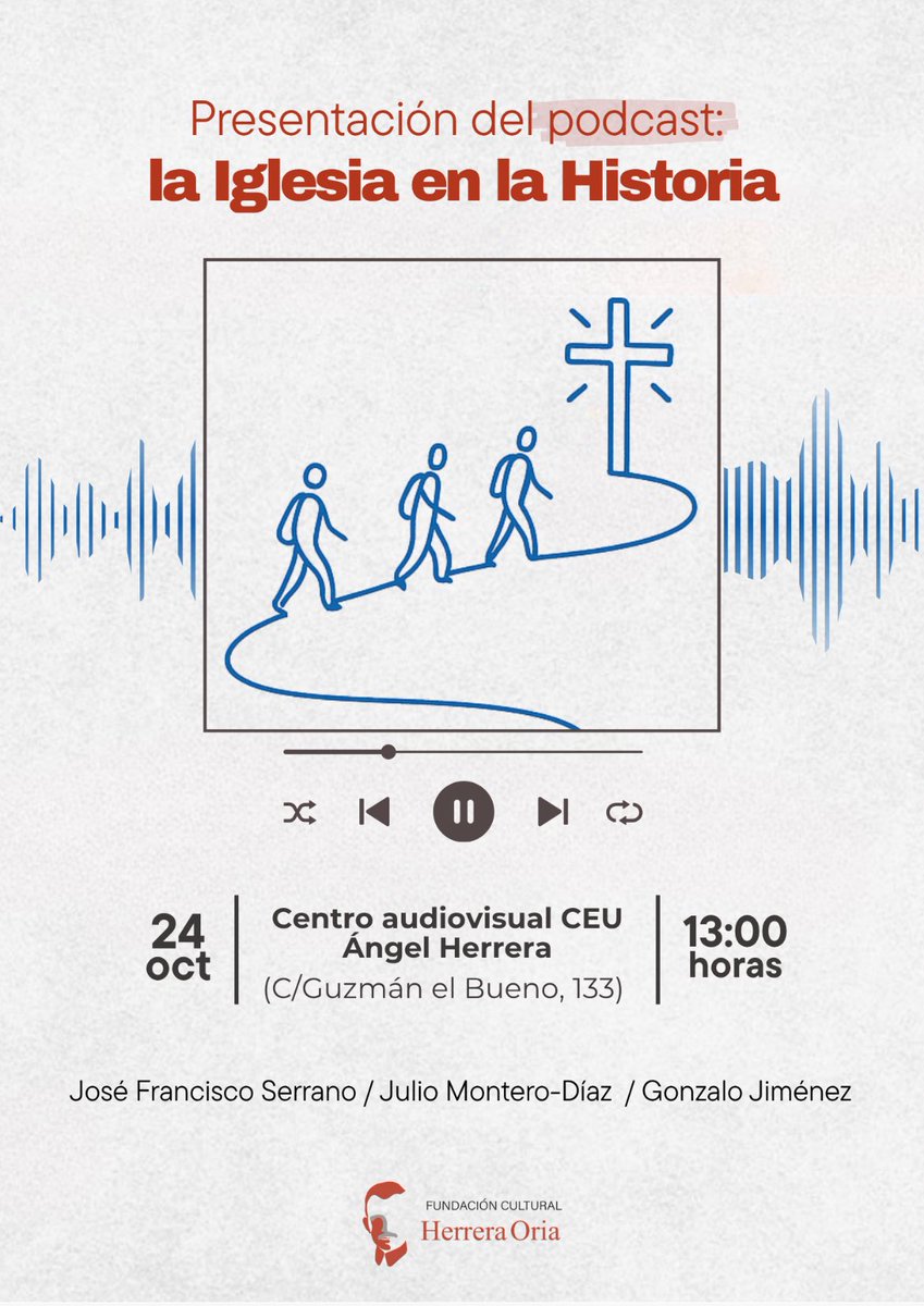 Un día se me ocurrió hacer un podcast sobre temas de historia de la Iglesia que estén relacionados con la actualidad. Se lo comenté a mi buen amigo, historiador de raza, Julio Montero, y nos lanzamos. Ahora presentamos los diez primeros de la serie. <a href="/FundacionAHO/">Fundación Cultural Herrera Oria</a>