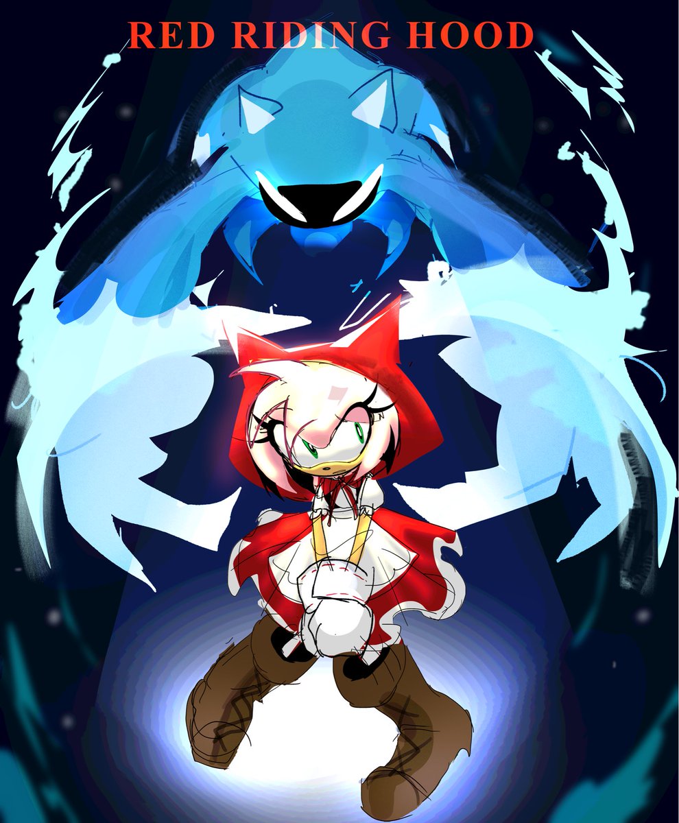 amongusfartvore's tweet image. liitel read riding hood