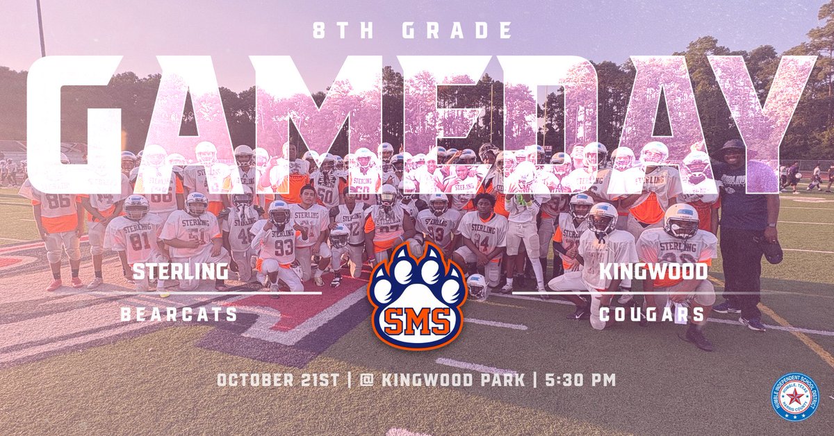 🔥 Game Day Energy

It’s GAMEDAY! 🔵🟠 The Bearcats take on the Kingwood Cougars — time to show that fight and finish strong! Let’s pack the stands and bring the energy! 💪🐾 #BearcatPride #BeatKingwood