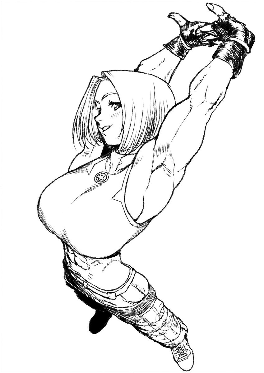 Blue Mary from KOF commissioned by <a href="/GetWaveJammed/">WaveJam</a>
