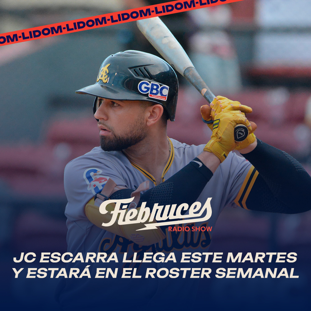 fiebrucesrs's tweet image. JC Escarra regresa al nido 🦅🔥
El líder de bateo del pasado año se integra al róster de las Águilas Cibaeñas y estará disponible desde este martes.
#FiebrucesRS
