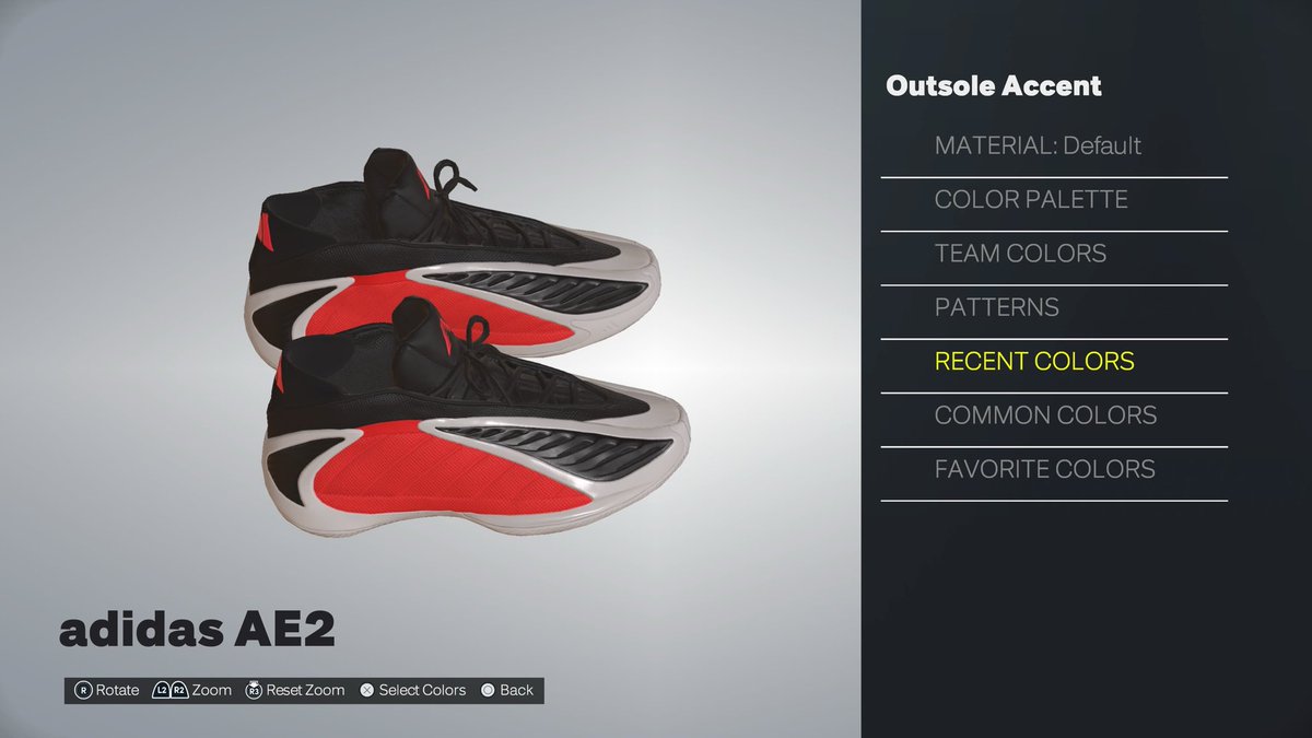 CruzControl2k's tweet image. Putting together the new adidas AE 2 in nba 2k #2KCommunity #Season2 #NBA2K26