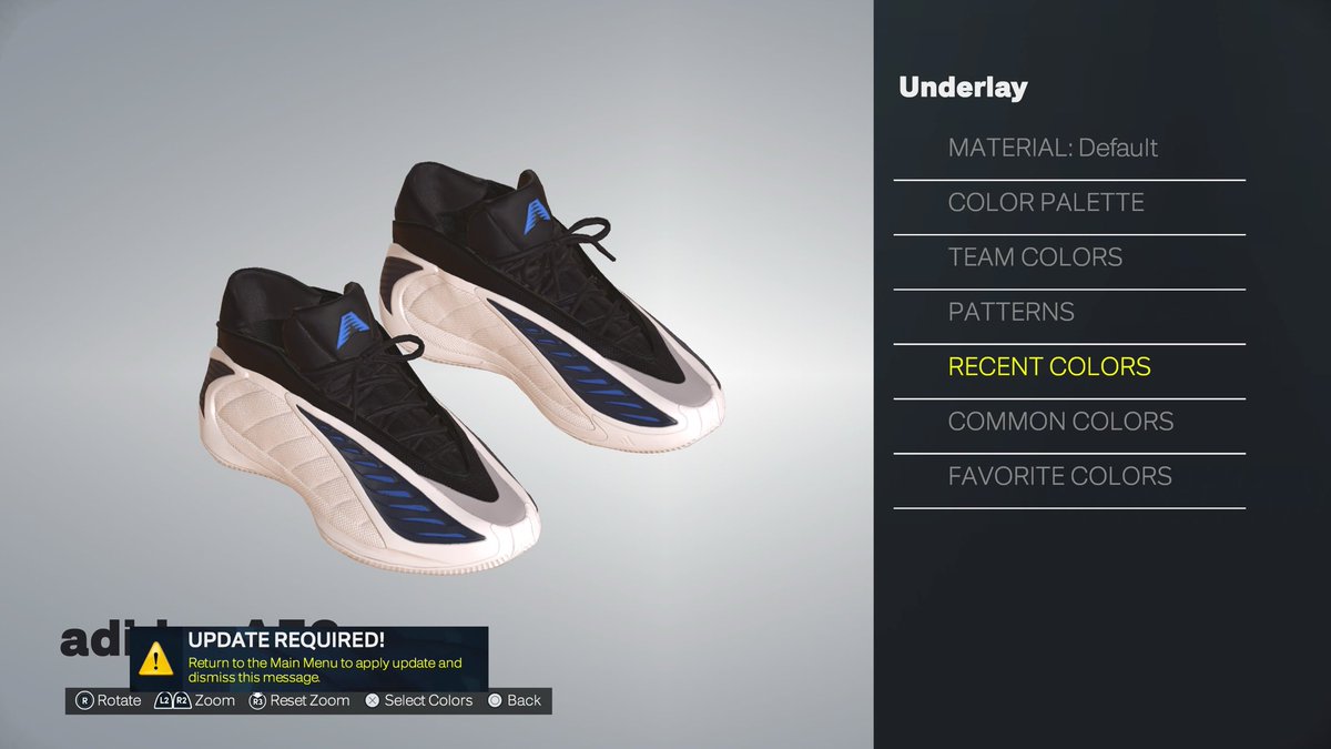 CruzControl2k's tweet image. Putting together the new adidas AE 2 in nba 2k #2KCommunity #Season2 #NBA2K26