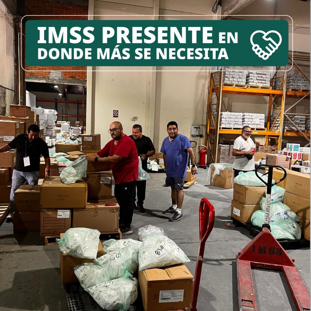 NorteImss's tweet image. La Coordinación de Abastecimiento y Equipamiento del #IMSSVeracruzNorte redobla esfuerzos en el suministro de insumos en atención a la contingencia. 
Reconocemos la extraordinaria labor de todo su personal.

#FamiliaIMSS #OrgulloIMSS