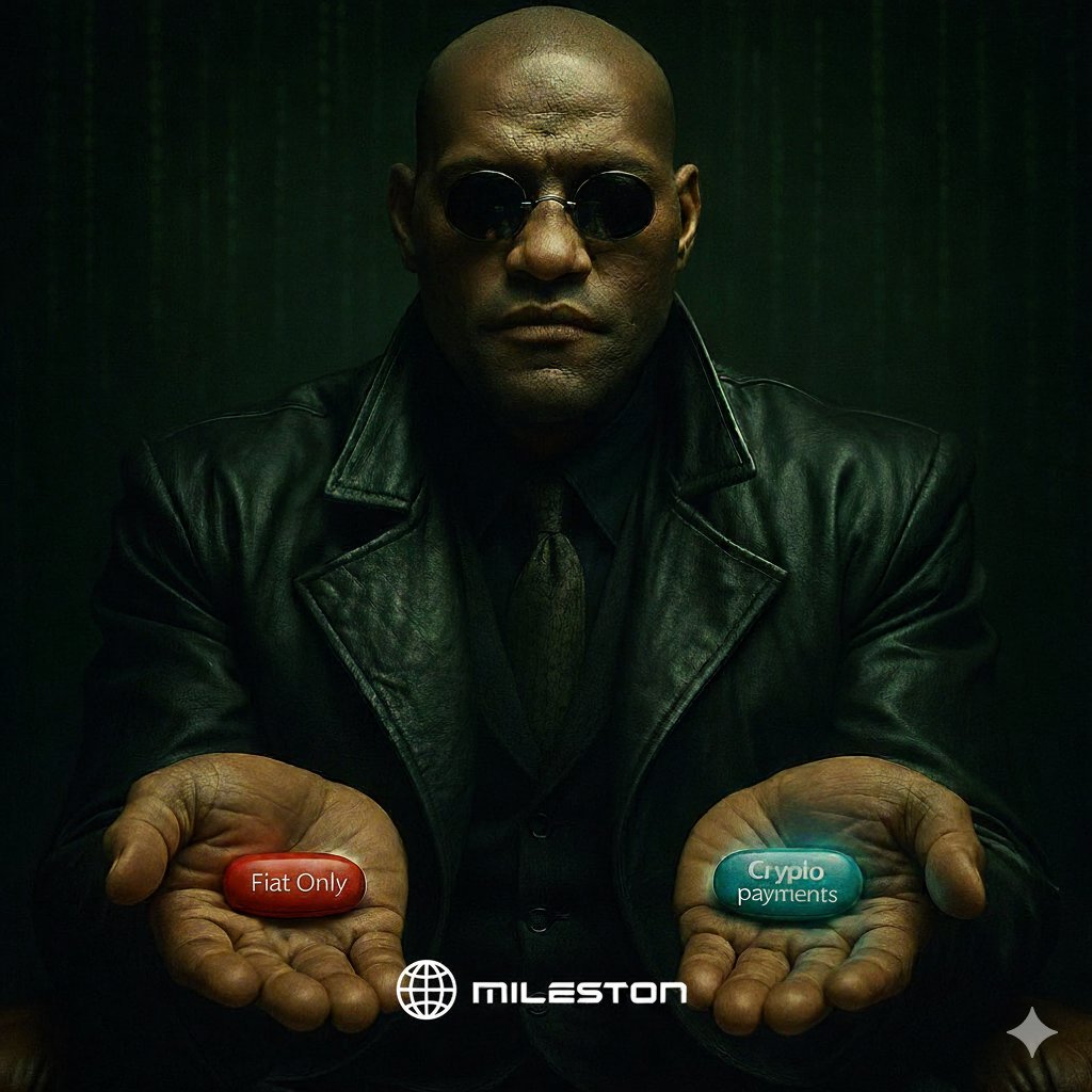 What are you choosing? Blue pill or Red pill?

The choice is yours: keep waiting in fiat… or kickstart with crypto.

#Crypto #CryptoMarket #Startups #buildinpublic #BusinessIntelligence #Web3Community