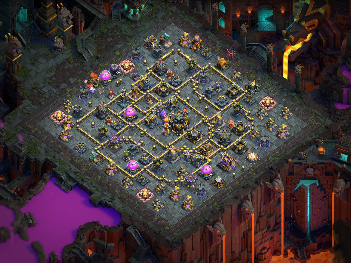 Sado_CoC's tweet image. Tweaked this base a bit. It’s been working really well for me lately 🔥

Link: link.clashofclans.com/en?action=Open…

#ClashOfClans #LegendLeague #RankedMode