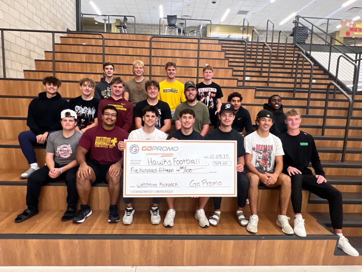 Horace High School football fans were game-day ready in new gear this season thanks to a Go Promo pop-up store! 🏈 We are proud to have been able to give back a portion of the store’s earnings to support their football program. 

#HoraceHawks #HawkPride #JustGoPromo
