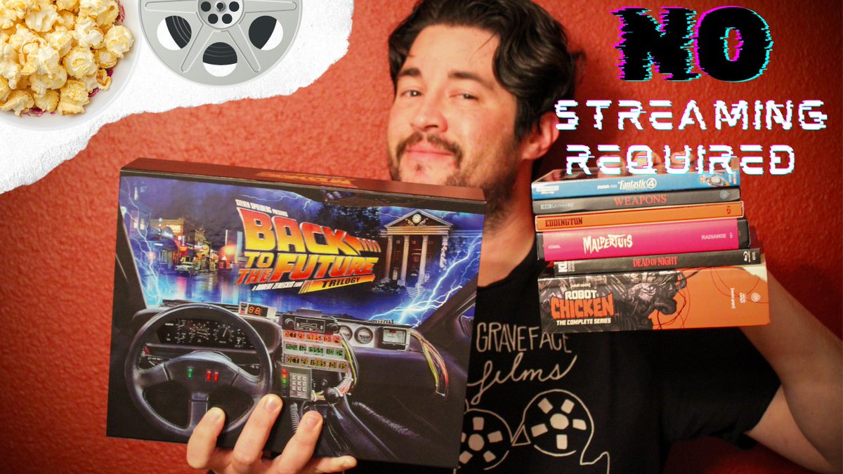 New #NoStreamingRequired is live! This week’s #PhysicalMedia spotlight:

- Back to the Future 4K UHD Trilogy ⏰
- Weapons 🏃
- Eddington 🎭
- The Fantastic Four: First Steps 🔥
- Peanuts TV Specials Collection 👨‍🦲🐶
+ More

Watch here: youtu.be/_1GWV3LO624?si…