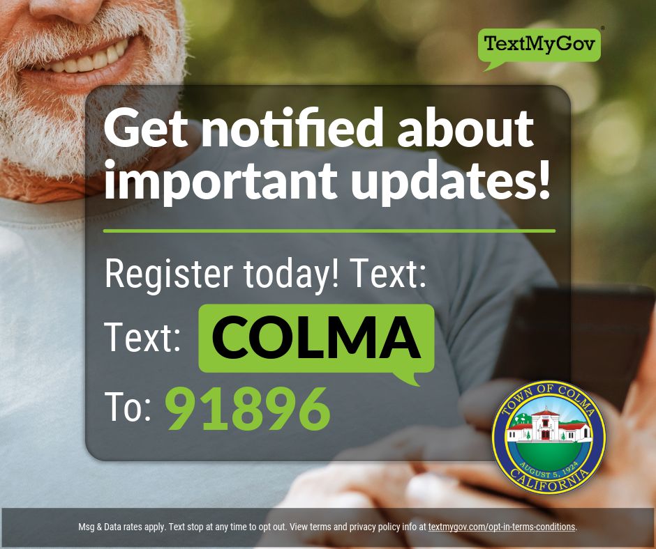 Town of Colma tweet media