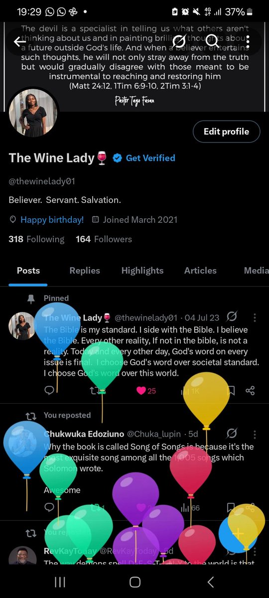 Skrrrrrr, got the balloons too!🙊

It's my birthday skrrrr🥳. Thank you to Jesus🥳🥳